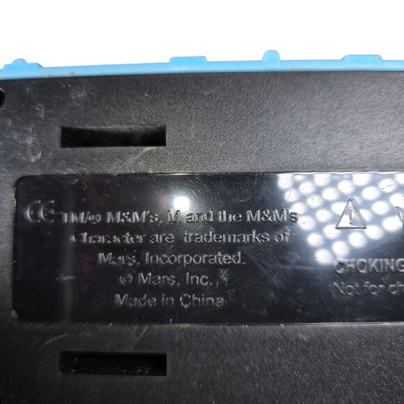 Vintage M&M's Candy Dispenser WILD THING Roller Coaster Ride Green Red M & Ms - Picture 8 of 9